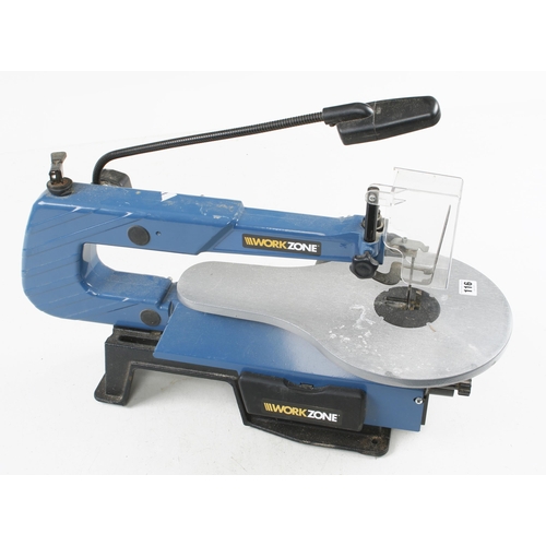 116 - A WORKZONE variable speed scroll saw 240v Pat tested Not for Export