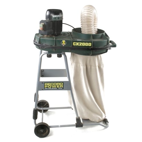 119 - A RECORD Power CX2000 dust extractor 240v Pat tested Not for Export