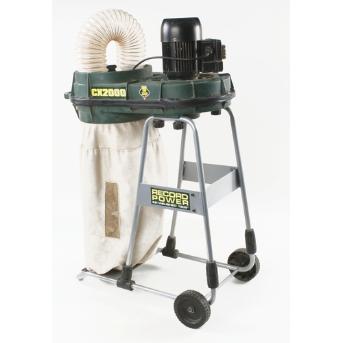 119 - A RECORD Power CX2000 dust extractor 240v Pat tested Not for Export