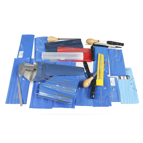 265 - 14 packets of unused needle or riffler files F