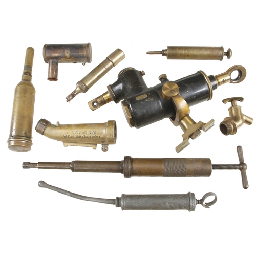 67 - Eight brass items G