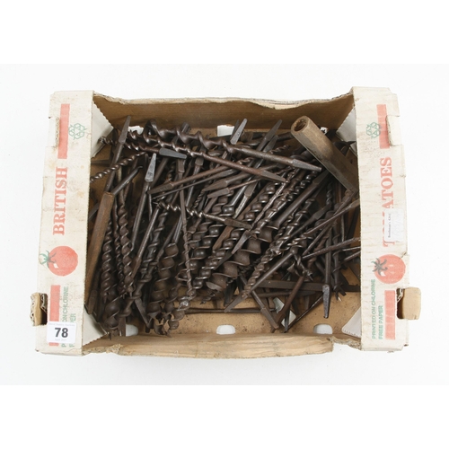 78 - Quantity of twist and drill bits G