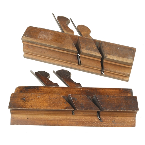 93 - Two twin iron moulders by WILSON and McPHAIL G