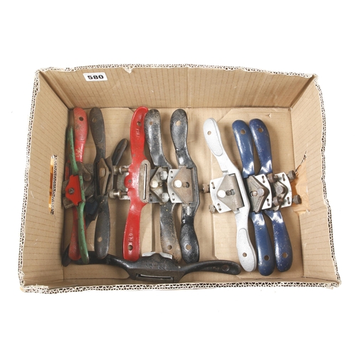Six adjustable spokeshaves and 5 others G+