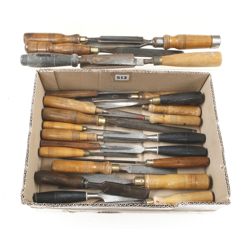 24 chisels and gouges G+