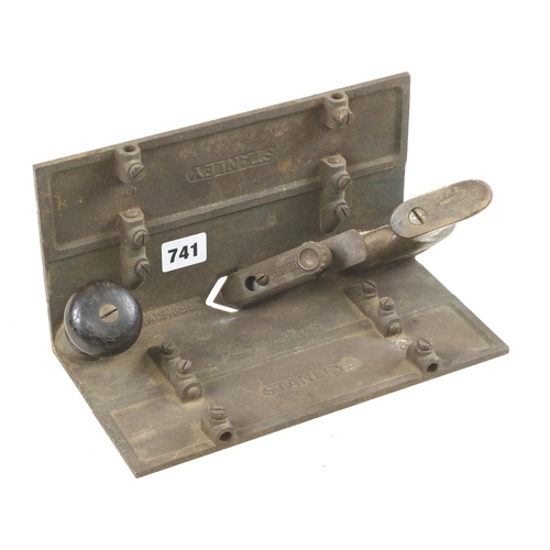 A STANLEY No 57 core box plane c/w extensions, crack to handle G