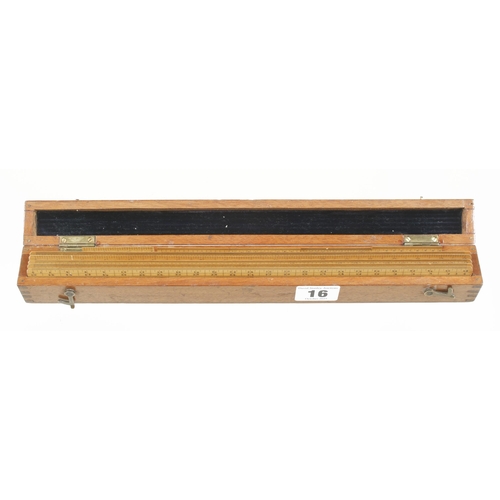 16 - A set of 5 boxwood scale rules and offsets by DARGUE Brothers Nos 1A to 1E G+