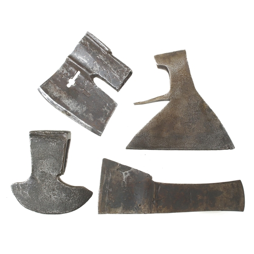 3 - Four European axe heads G