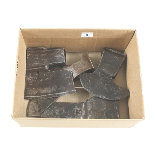 3 - Four European axe heads G