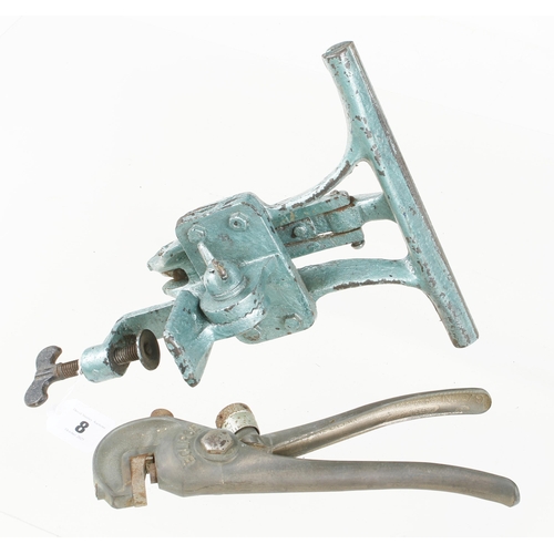 8 - A PARAMO saw vice and a saw set by ECLIPSE G+