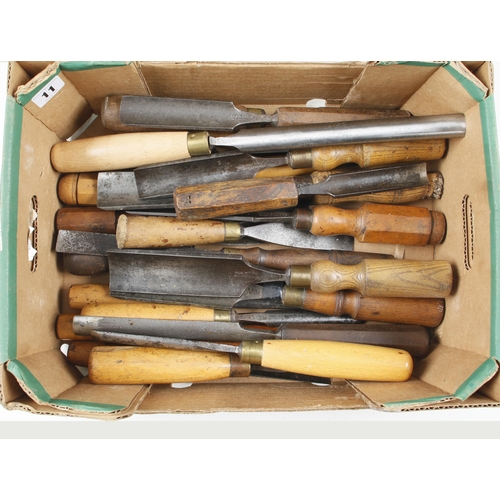 11 - 28 carving gouges G+