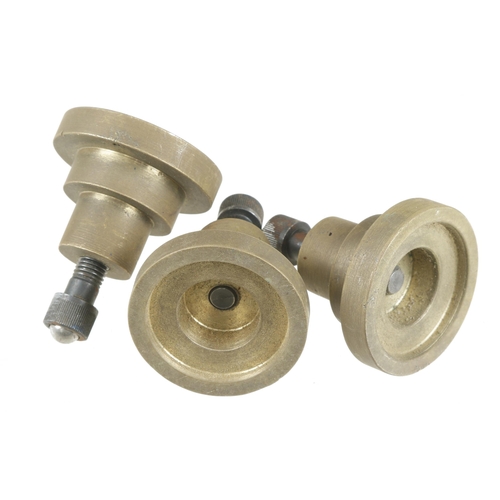 45 - A set of 3 patternmaker's adjustable supports G++