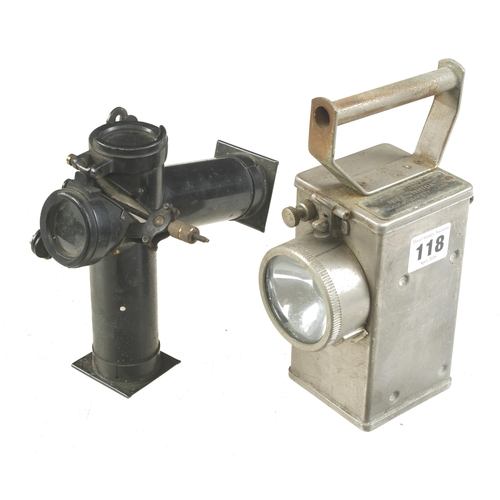 118 - A BROOKS & WARDMAN optical amblyoscope, opthalmological diagnostic testing device, Phew!! and a NIFE... 