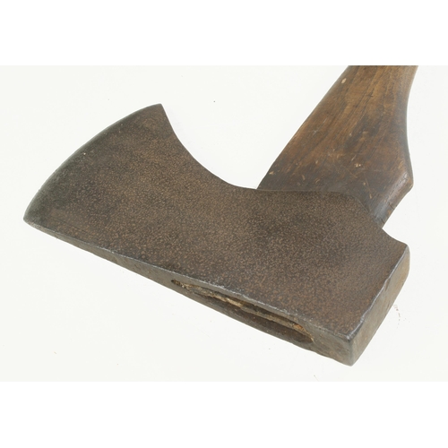 120 - An English felling axe with 5 1/2