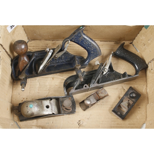 36 - Ten metal planes for restoration G-