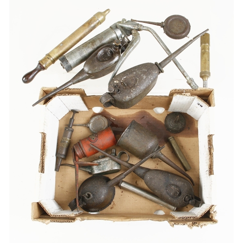 39 - Quantity of oilcans, grease guns etc G