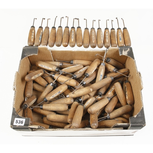 76 Full-View BROWNELL Laboratories gunstocker's chequering tools G+
