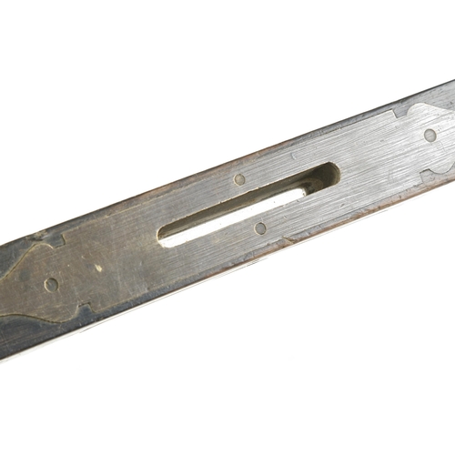 55 - An unusual rosewood and brass 
