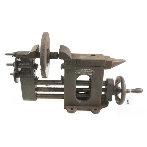 An unusual heavy duty bench mounted combination vice and anvil by The ...