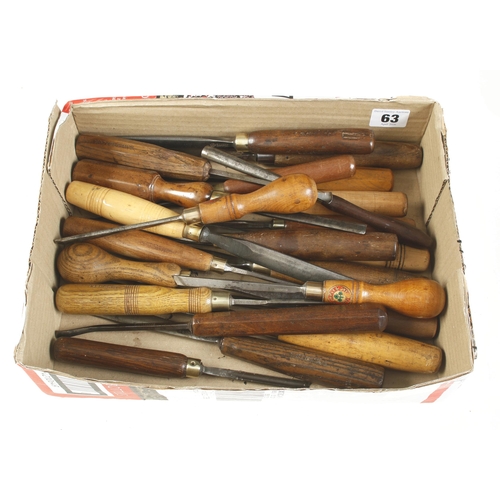 63 - 23 carving tools G+