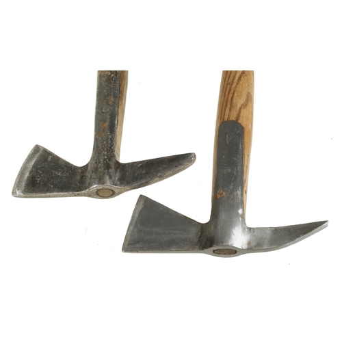 68 - Two firemen's axes, one by ELWELL G+