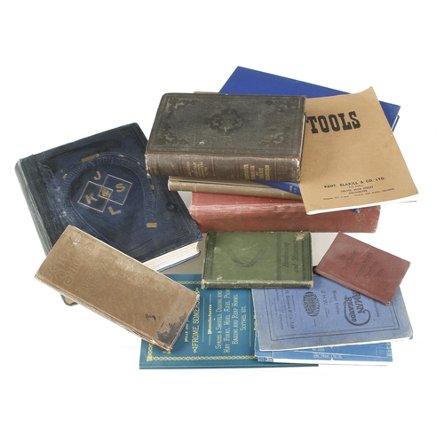 78 - Buck & Hickman; 1958 catalogue and 10 others G+
