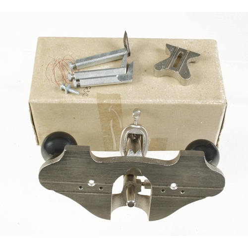 89 - An unused STANLEY No 71 router c/w 3 cutters and instructions in orig box F
