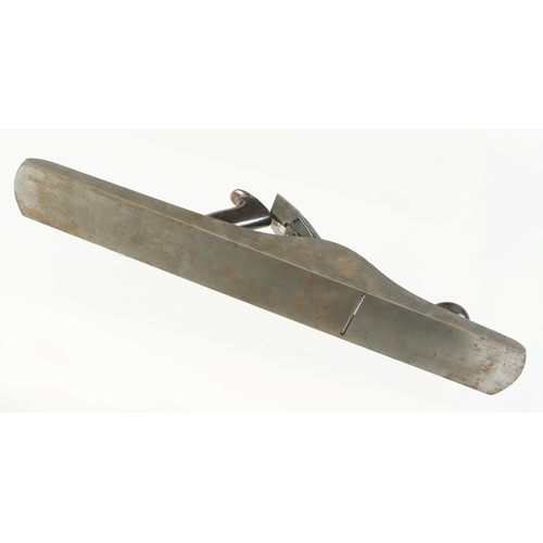 95 - A STANLEY No 7 low knob jointer with pre adjustable frog broken handle G