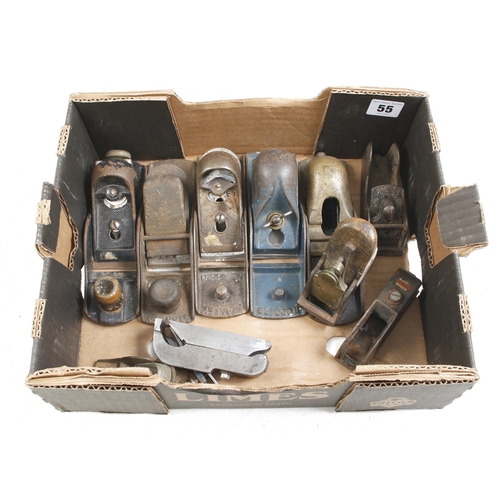 55 - Ten small planes for restoration G