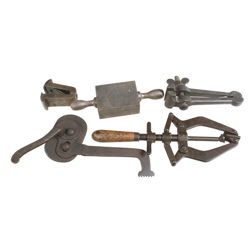 28 - A box of iron tools G