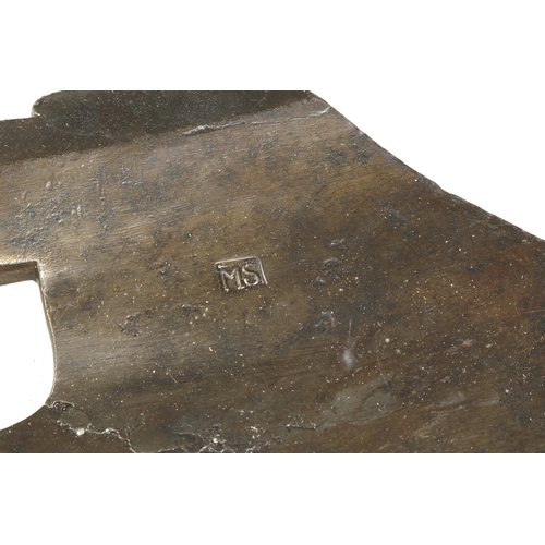 30 - A European R/H side axe with maker's mark and 13