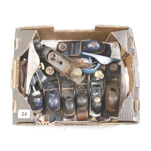 34 - Ten block planes for restoration G