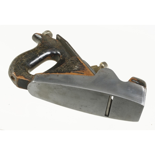 44 - A NORRIS A5 smoother 80% orig early Norris iron remains G+