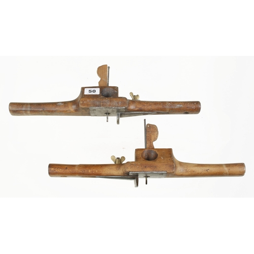 50 - Two coachbuilder's grooving routers by PRESTON G+
