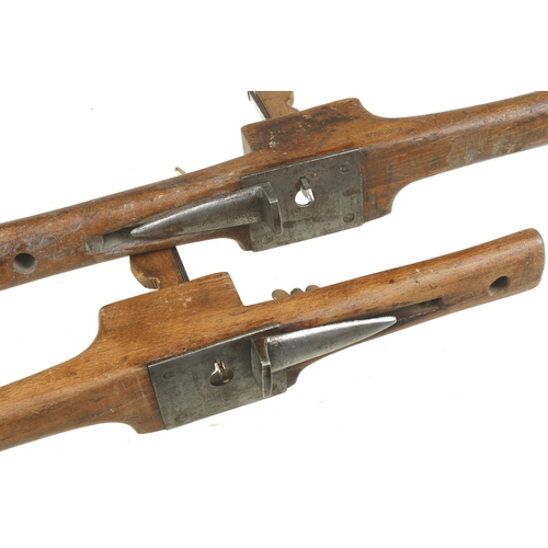 50 - Two coachbuilder's grooving routers by PRESTON G+