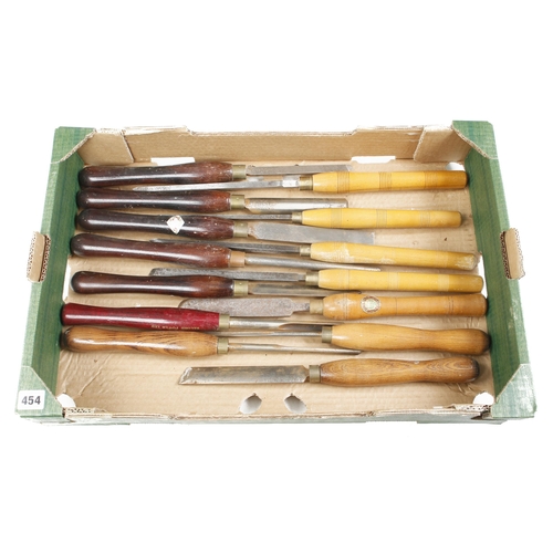 14 turning tools by RECORD POWER, MARPLES etc G+