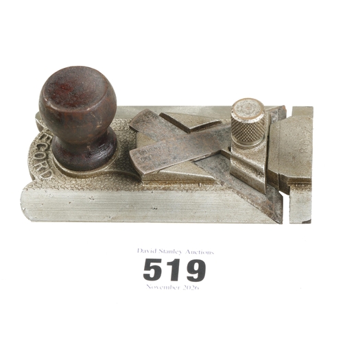 A RECORD No 2506 L & R side rebate plane G+