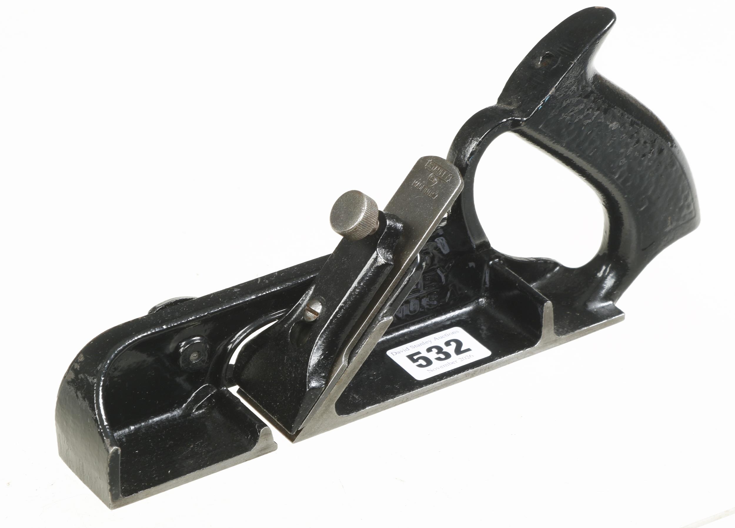 A STANLEY No 190 rebate plane G+