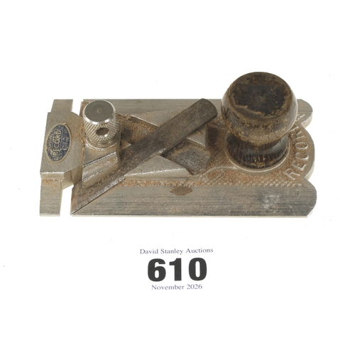 A RECORD No 2506 side rebate plane G+
