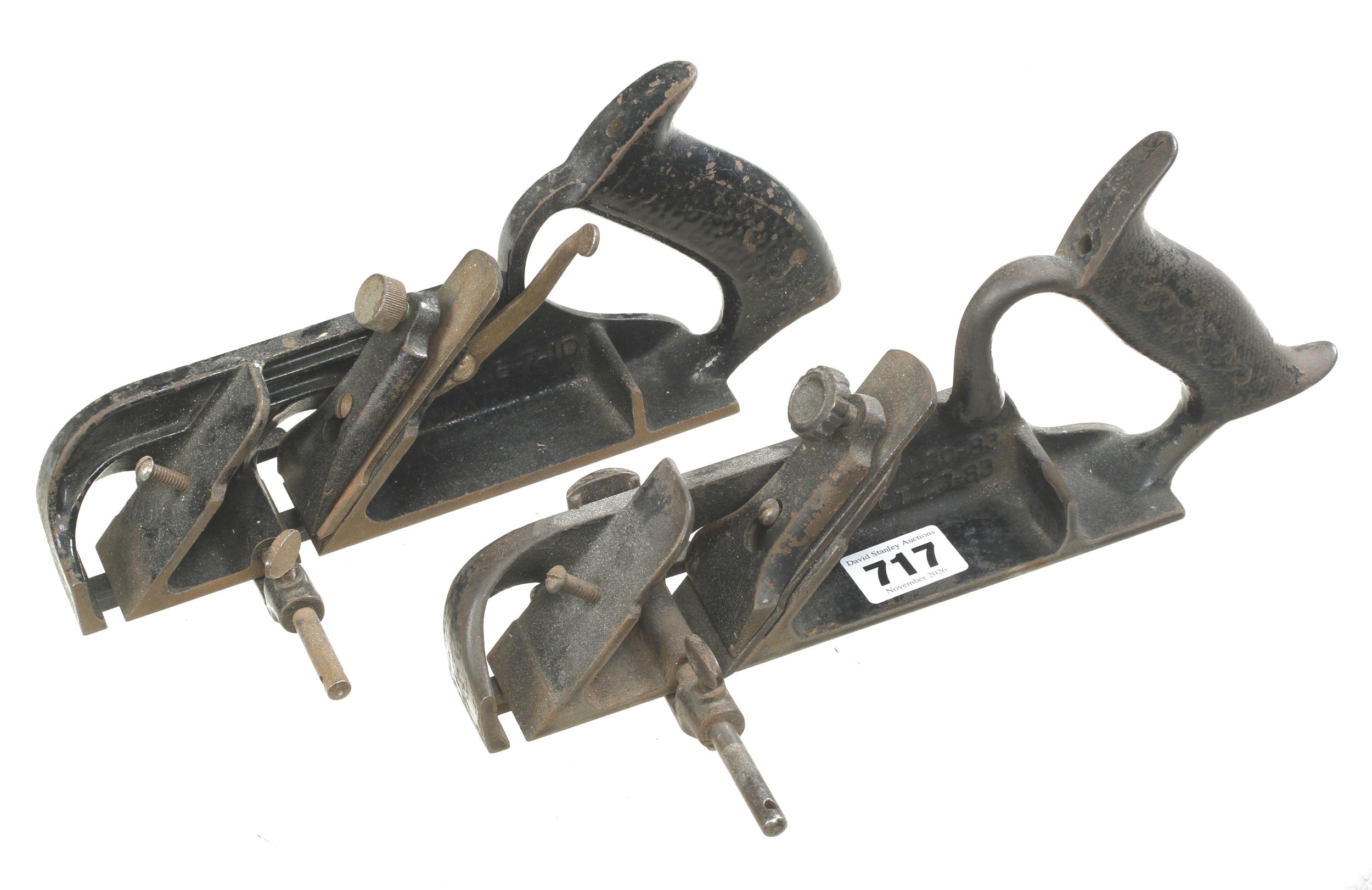 Two USA STANLEY No 78 rebate planes complete G+