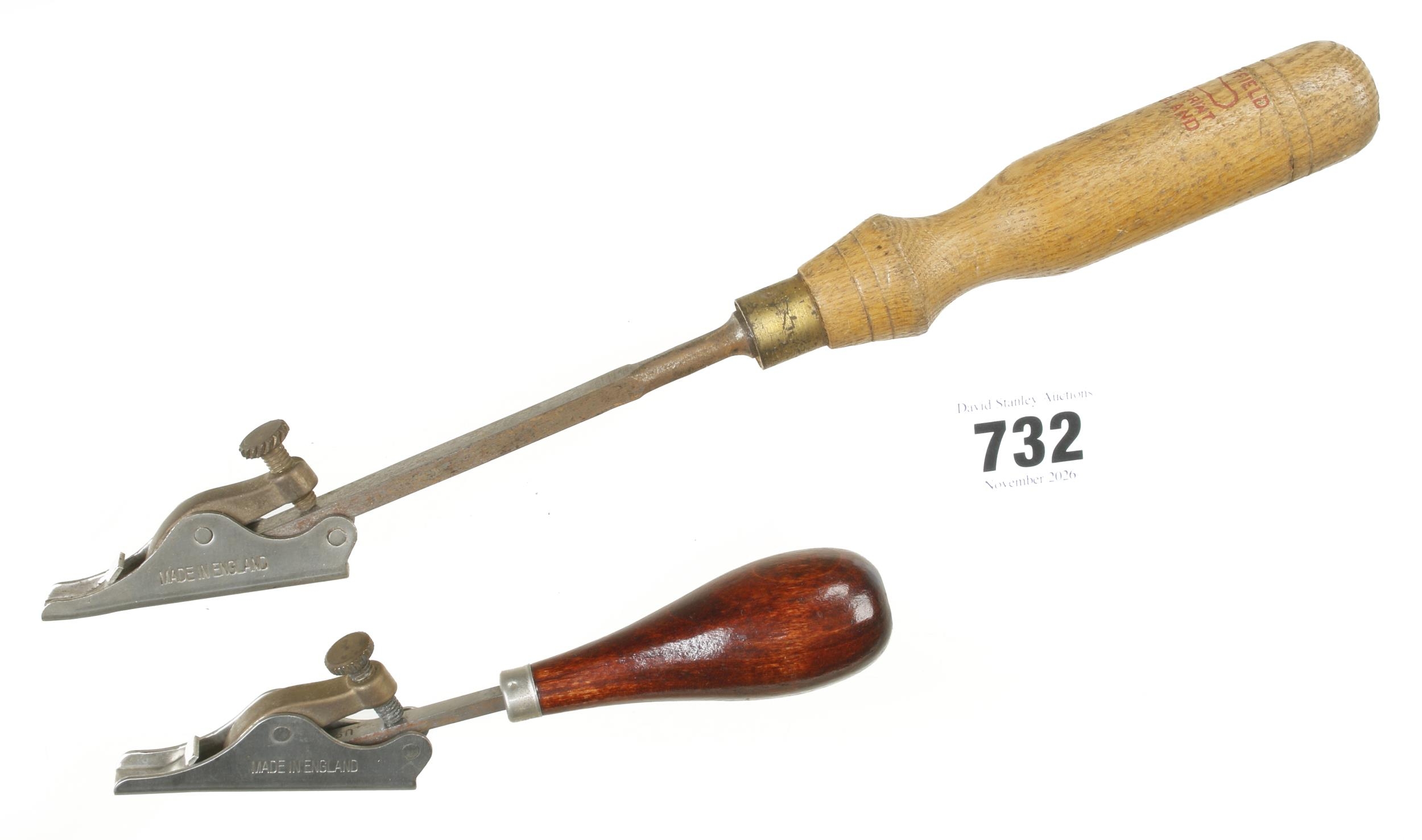 Two nail blinding tools by VERITAS and FOOTPRINT G+