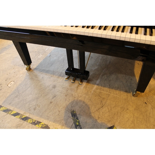 45 - Grotrian Steinweg (c2011) A 6ft 3in Model 192 grand piano in a bright ebonised case on square tapere... 