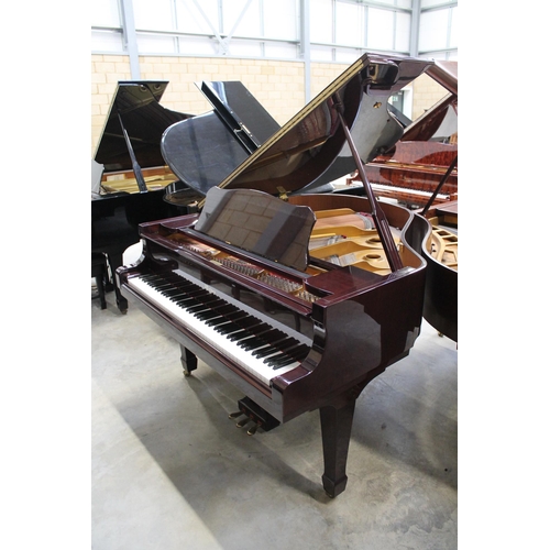 13 - Weber (c2004)A 5ft Model G-150 grand piano in a bright mahogany case on square tapered legs; togethe... 