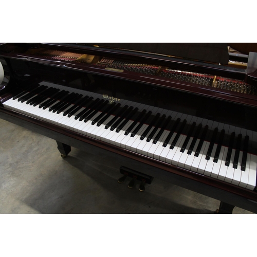 13 - Weber (c2004)A 5ft Model G-150 grand piano in a bright mahogany case on square tapered legs; togethe... 