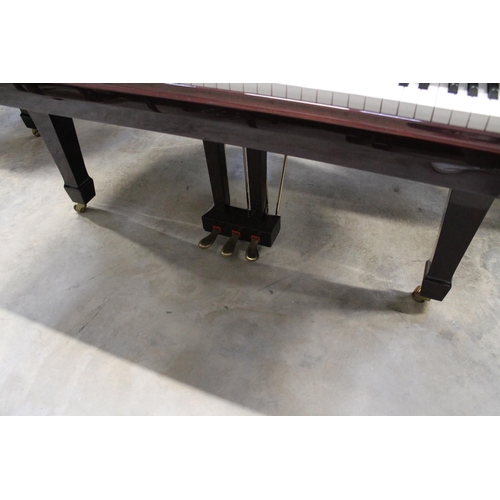 13 - Weber (c2004)A 5ft Model G-150 grand piano in a bright mahogany case on square tapered legs; togethe... 