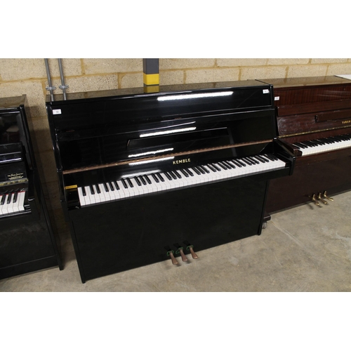 14 - Kemble (c1990s) AMENDMENT (c1985)A 110cm upright piano in a bright ebonised case.