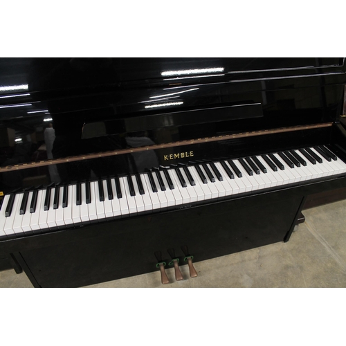 14 - Kemble (c1990s) AMENDMENT (c1985)A 110cm upright piano in a bright ebonised case.