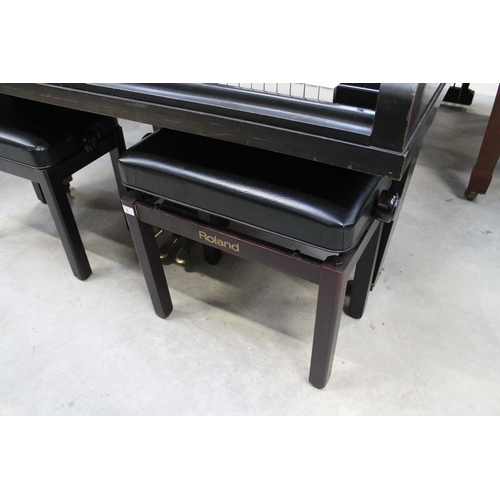 3 - Bechstein (c1931)A 5ft 10in Model M grand piano in an ebonised case on square tapered legs; together... 