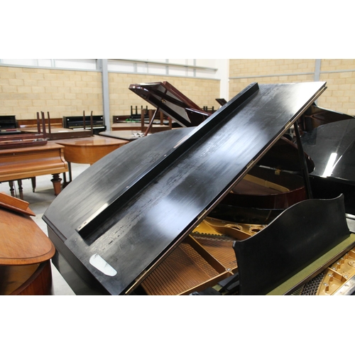 3 - Bechstein (c1931)A 5ft 10in Model M grand piano in an ebonised case on square tapered legs; together... 