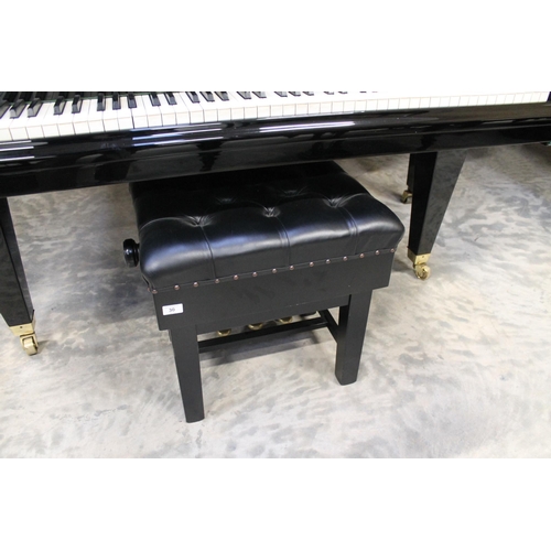 30 - Bösendorfer (c1986)A 6ft 7in Model 200 grand piano in a bright ebonised case on square tapered legs;... 